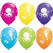 Fun Sea Creatures Print | Balloon Delivery Perth